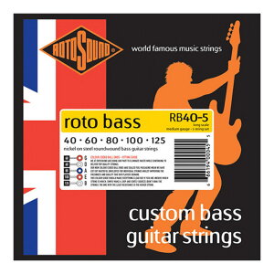 gTEh x[X 1Zbg RB40-5 Roto Bass Medium 5-Strings Set 40-125 LONG SCALE 5GLx[X ROTOSOUND