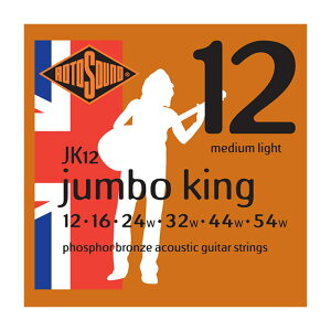 gTEh M^[ 1Zbg JK12 Jumbo King Medium Light 12-54 AR[XeBbNM^[ ROTOSOUND