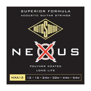 ���g�T�E���h �M�^�[�� 1�Z�b�g NXA12 Nexus Acoustic Medium Light 12-54 �A�R�[�X�e�B�b�N�M�^�[�� ROTOSOUND
