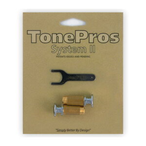 TonePros SPRS2-C Standard Locking Studs for PRS �u���b�W�X�^�b�h �A���J�[ �N���[��