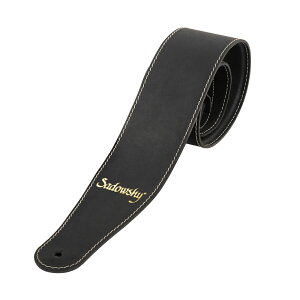 Sadowsky MetroLine Genuine Leather Bass Strap Black/Gold x[XXgbv