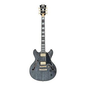 D'Angelico Excel Mini DC Black Dog GLM^[