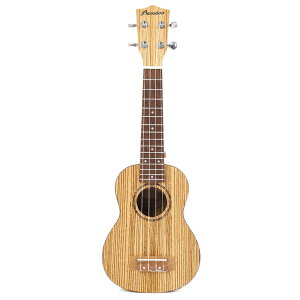 Bamboo BU-21CBQ Zebrano Soprano Ukulele w/EQ �G���N�g���b�N�\�v���m�E�N����