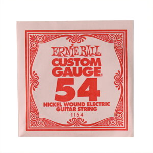 A[j[{[ ERNIE BALL 1154 .054 NICKEL WOUND ELECTRIC GUITAR STRING SINGLE GLM^[po
