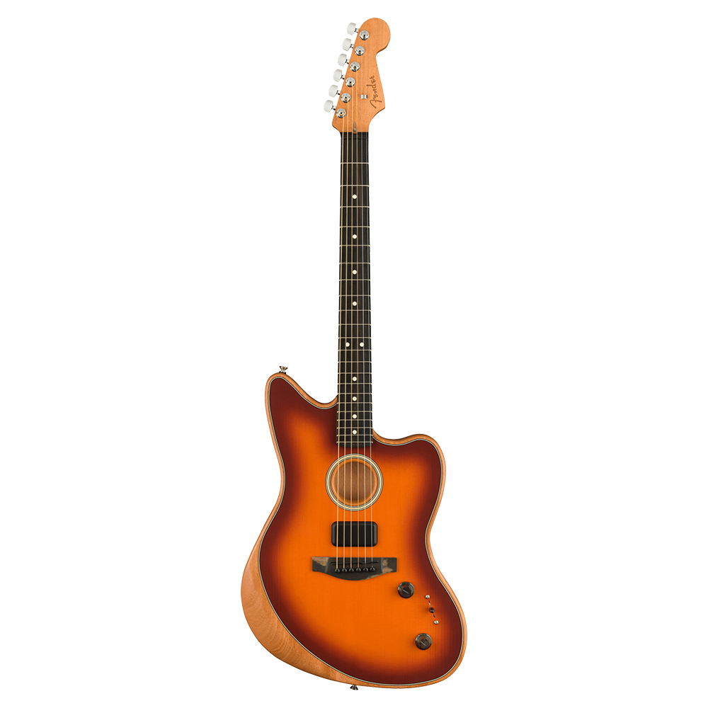 フェンダー アメリカンアコースタソニックジャズマスター Fender American Acoustasonic エレクトリックアコースティックギター Jazzmaster 上質で快適 Tobacco Sunburst 沸騰ブラドン