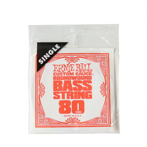 ERNIE BALL 1680 .080 NICKEL WOUND BASS SINGLE �G���L�x�[�X�p�o����