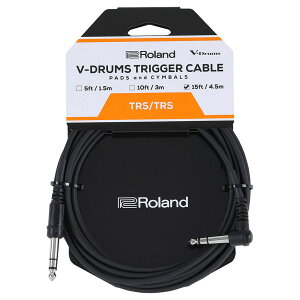 ���[�����h Roland PCS-15-TRA V-Drums �p�b�h/�V���o���p�g���K�[�P�[�u�� 4.5m