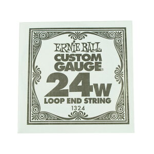 �A�[�j�[�{�[�� ERNIE BALL 1324 .024 Loop End Stainless Steel Wound Banjo or Mandolin Guitar String �o���W���[�o����