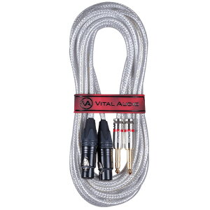 Vital Audio VAB Pair-2.0m 3FX / 3P (TRS) 2m �L���m���i���X�j/ TRS ���C���P�[�u�� 2�{1�y�A