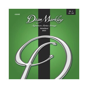 Dean Markley DM2604B Nickelsteel Bass Guitar Strings Med Light 5STR 45-128 5GLx[X