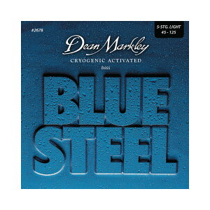 Dean Markley DM2678 Blue Steel Bass Guitar Strings Light 5STR 45-125 5GLx[X