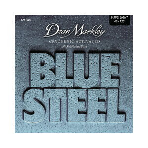 Dean Markley DM2678A Blue Steel Bass Guitar Strings NPS Light 5STR 45-125 5GLx[X