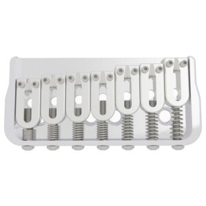 HIPSHOT 7 String Fixed Guitar Bridge Chrome 0.125 7M^[pubW