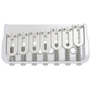 HIPSHOT 7 String Fixed Guitar Bridge Chrome 0.175 7M^[pubW