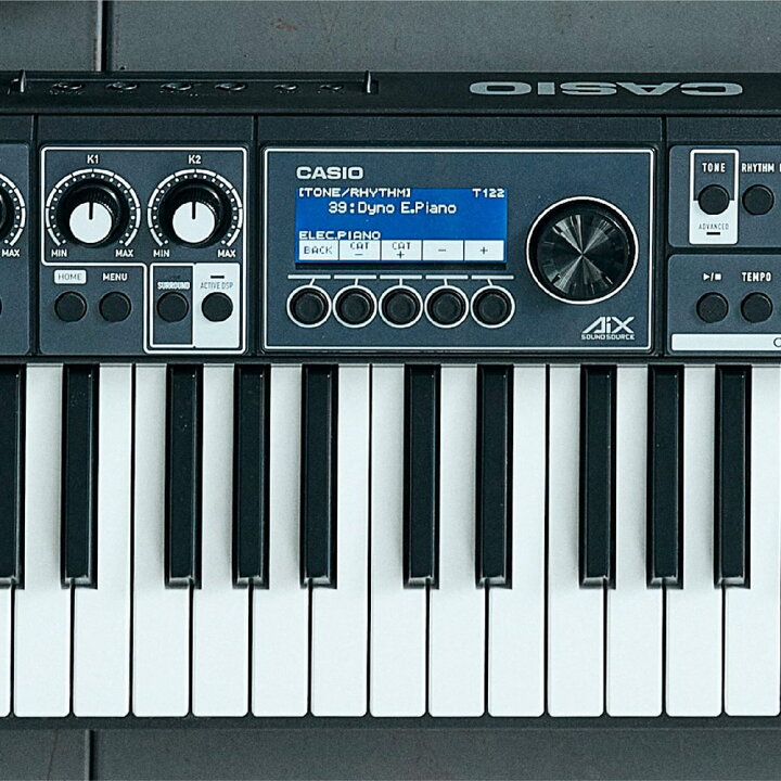 休み カシオ計算機 Cts500 キーボード Casiotone 61鍵盤 ブラック Qdtek Vn