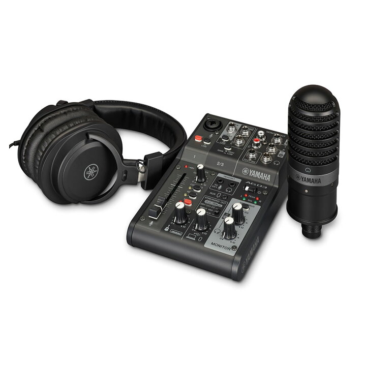 楽天市場】ヤマハ YAMAHA AG03 MK2 B LSPK ライブストリーミングパック 