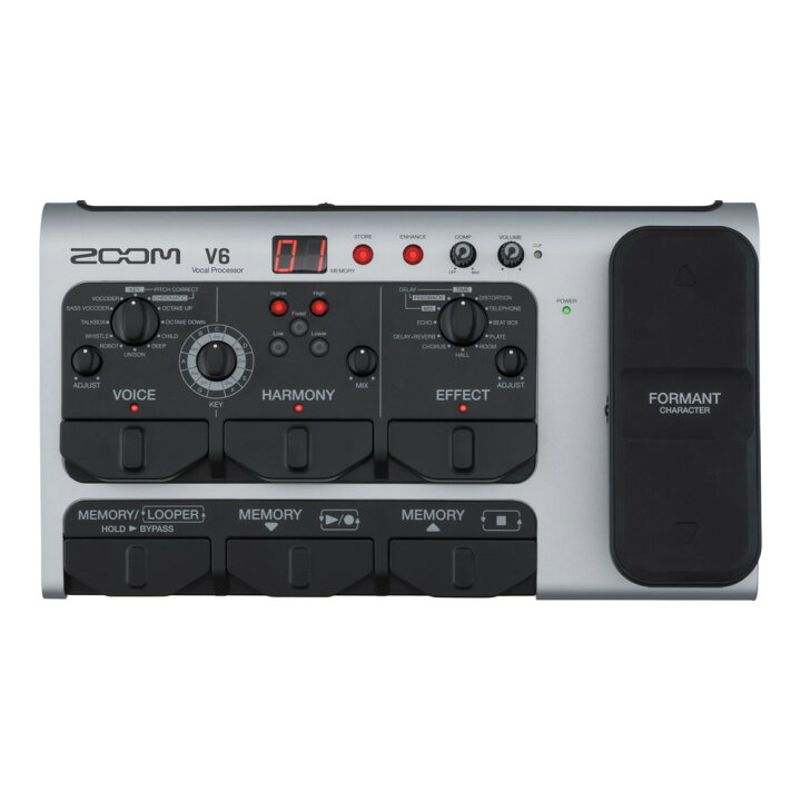 楽天市場】ZOOM V6-SP ボーカル専用プロセッサー エフェクター : chuya 