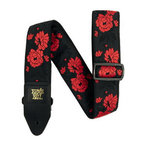 A[j[{[ Xgbv ERNIE BALL 5335 TANGO ROSE Jacquard Strap M^[Xgbv WJ[h ^S[Y