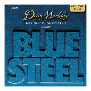 Dean Markley DM2036 Blue Steel Acoustic Guitar Strings Med light 12-54 AR[XeBbNM^[