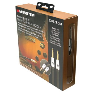 MONSTER CABLE SP2000-I-12 STUDIO PRO 2000 INST 3.6m SS �y��p�V�[���h�P�[�u��