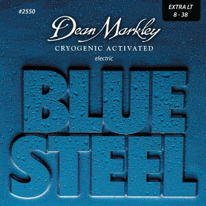 Dean Markley DM2550 BLUE STEEL EXTRA LIGHT 8-38 GLM^[
