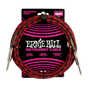 �A�[�j�[�{�[�� ERNIE BALL 6394 GT CABLE 10' SS RDBK �M�^�[�P�[�u��