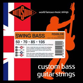 ロトサウンド ベース弦 1セット RS66LDE SWING BASS 66 CUSTOM 50-105 エレキベース弦 ROTOSOUND