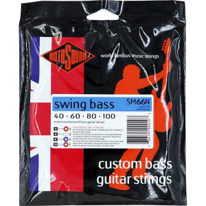 ���g�T�E���h �x�[�X�� 1�Z�b�g SM66N SWING BASS 66 NICKEL HYBRID 40-100 �G���L�x�[�X�� ROTOSOUND