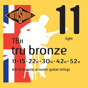 gTEh M^[ 1Zbg TB11 TRU BRONZE ACOUSTIC LIGHT 11-52 AR[XeBbNM^[ ROTOSOUND