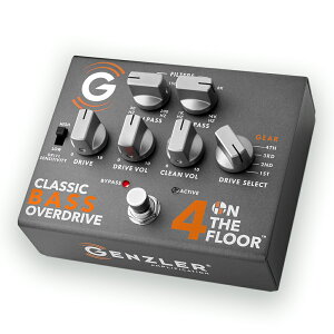 GENZLER 4 ON THE FLOOR Classic Bass Overdrive �x�[�X�p �I�[�o�[�h���C�u �G�t�F�N�^�[