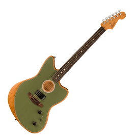フェンダー Fender Acoustasonic Player Jazzmaster Antique Olive エレクトリックアコースティックギター