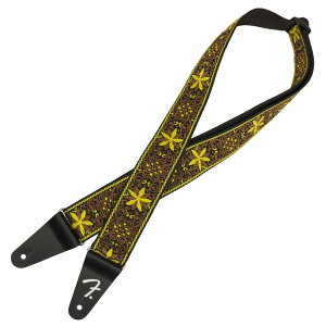 tF_[ Fender Pasadena Woven Strap Yellow Wallflower 2" M^[Xgbv