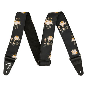tF_[ Fender Floral Strap Black 2" M^[Xgbv 