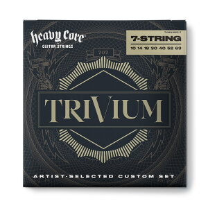 JIM DUNLOP TVMN10637 TRIVIUM HEAVY CORE STRINGS 10/63 7M^[p GLM^[