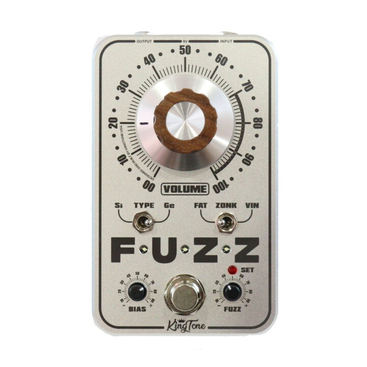 楽天市場】KING TONE GUITAR miniFUZZ V2 Silver ギターエフェクター 