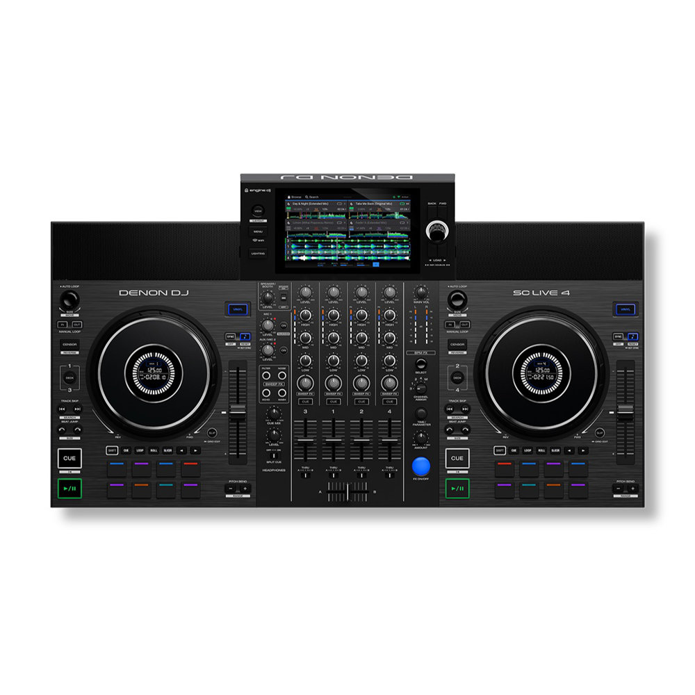 数量は多】 DENON DJ SC LIVE4 Music Unlimited対応 オールインワン型 スタンドアーロン DJコントローラー 