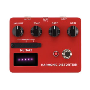 Nu:Tekt HD-S HARMONIC DISTORTION ハーモニックディストーション ギターエフェクター【要組み立て&ハンダ付け無し】