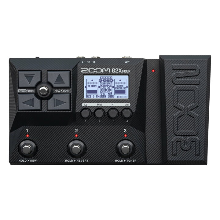 楽天市場】ZOOM G2X FOUR ギターマルチエフェクター アンプ 