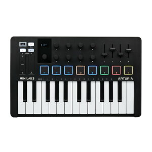ARTURIA MiniLab 3 BK USB/MIDIL[{[h pbh Rg[[ yAnalog Lab Introoh\tgtz