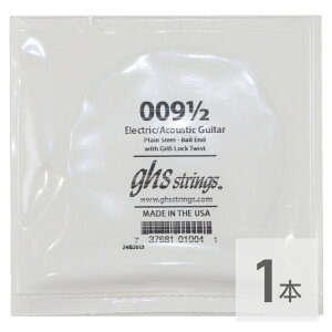 GHS 009 1/2 Singles Plain Steel Strings .0095 �M�^�[�p �o����