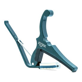 Kyser KGEFSHGA Fender Classic Color Quick-Change Electric Capo Sherwood Green ギター用カポタスト