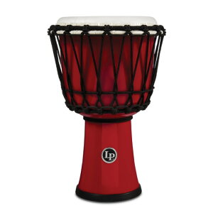 LP LP1607RD 7-INCH ROPE TUNED CIRCLE DJEMBE WITH PERFECT-PITCH HEAD Red �W�����x