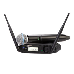 SHURE GLXD24+J/B58-Z2 �{�[�J���p���C�����X�V�X�e�� 2.4GHz�� �n���h�w���h�^���M�@ �e�[�u���g�b�v�^��M�@