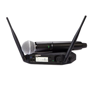 SHURE GLXD24+J/SM58-Z2 �{�[�J���p���C�����X�V�X�e�� 2.4GHz�� �n���h�w���h�^���M�@ �e�[�u���g�b�v�^��M�@