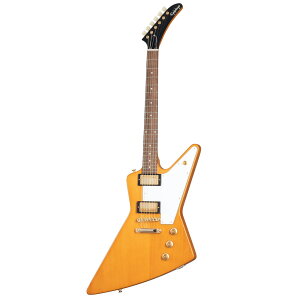 Epiphone GstH 1958 Korina Explorer White Pickguard Aged Natural GLM^[