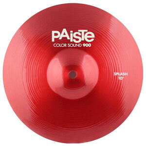 pCXe XvbVVo 10C` Color Sound 900 Red Splash 10C` PAISTE