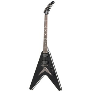 Epiphone GstH Dave Mustaine Flying V Custom Black Metallic GLM^[