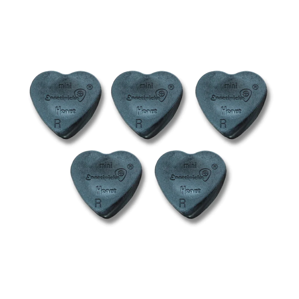 Essetipicks エッセティピックス HEART Mini 右利き用 ギターピック 5枚セット