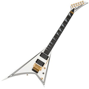 Jackson WN\ MJ Series Rhoads RR24MG Ebony Fingerboard White with Black Pinstripes GLM^[