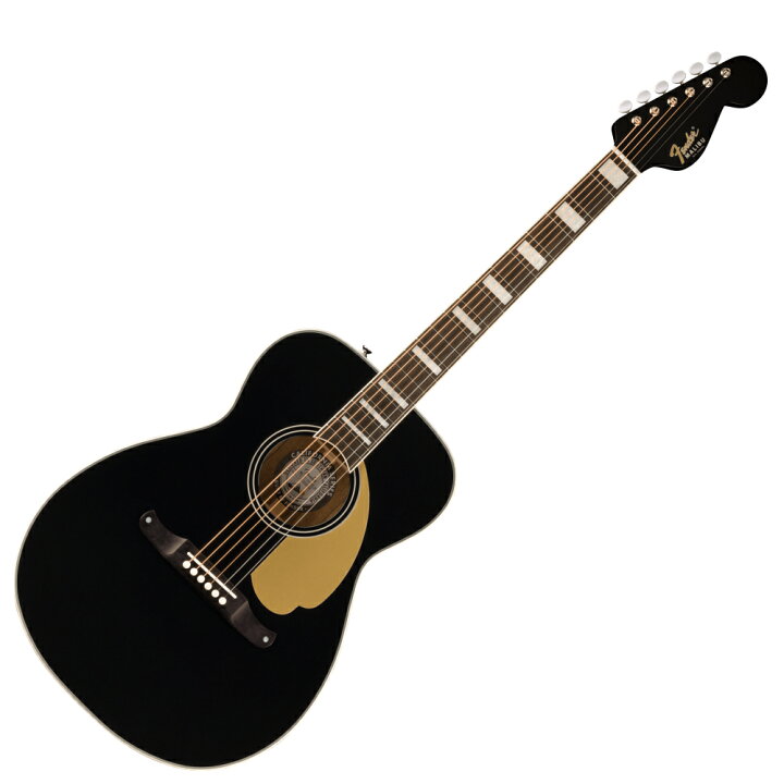 楽天市場】Fender フェンダー MALIBU VINTAGE BLK W/C Black エレアコ 